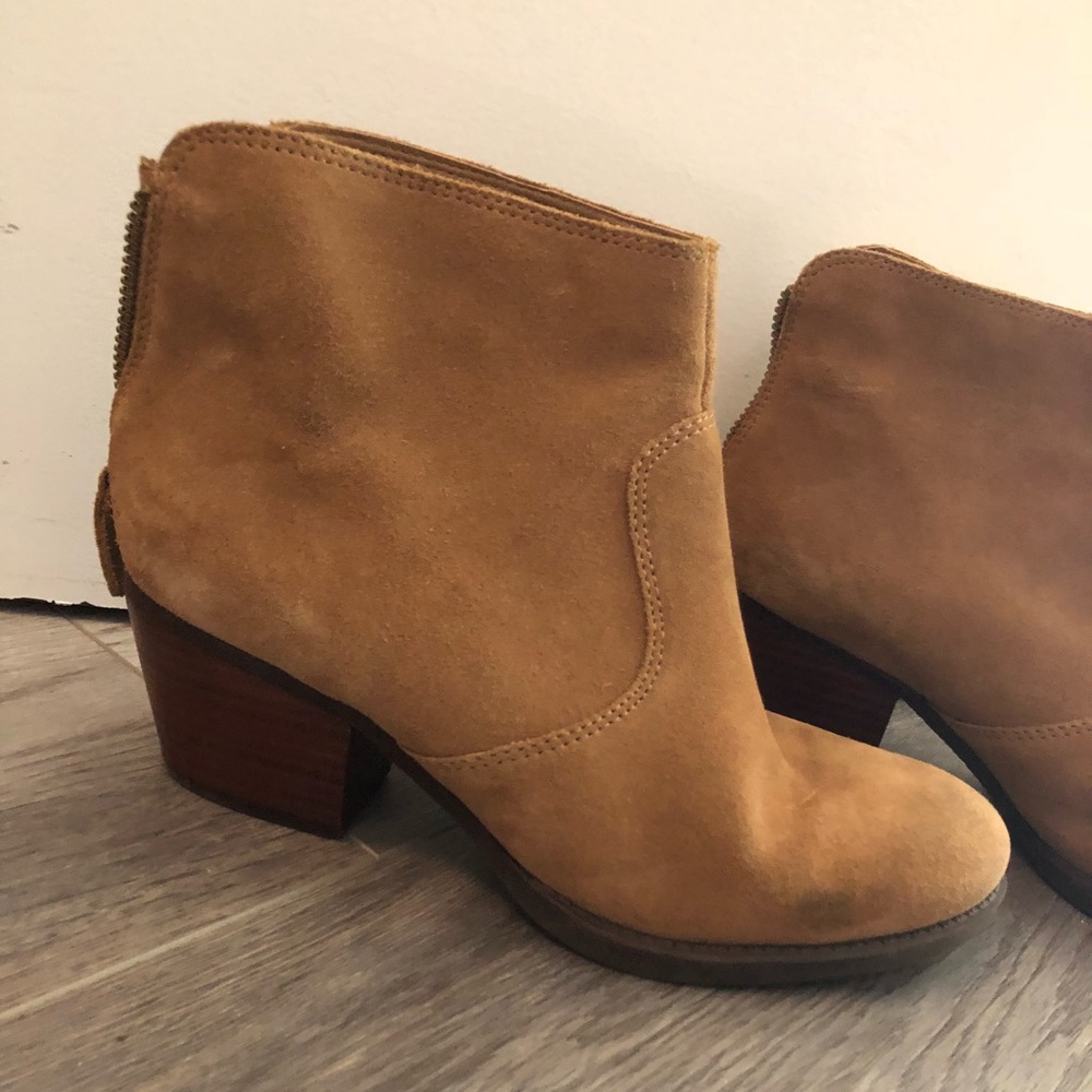 Suede booties